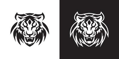 tigre diriger, tigre tête tatouage, tigre tête logo, tigre tête mascotte vecteur