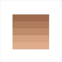 marron gradation bien pour palette Couleur vecteur