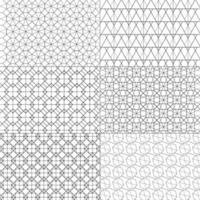 ensemble de vecteurs de motifs minimaux. lignes et formes géométriques vecteur