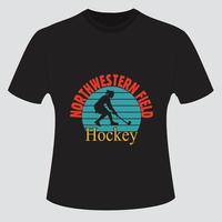 ensemble de conception de t-shirt de hockey vecteur