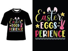 Pâques œufs-expérience, Pâques journée t chemise, houblonné Pâques t chemise, Pâques lapin T-shirt vecteur