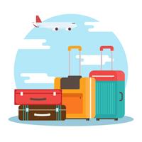 Illustration vectorielle de bagages