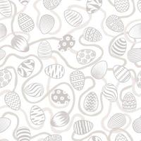 Pâques Oeuf sans couture modèle. printemps vacances Contexte pour impression sur tissu, papier pour scrapbooking, cadeau emballage et fonds d'écran. content Pâques salutation carte décor vecteur