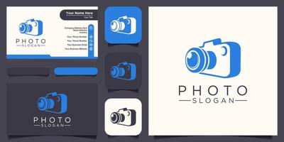 la photographie studio logo modèle, photographe, photo. entreprise, marque, l'image de marque, entreprise, identité vecteur