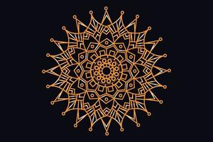 luxe d'or Royal mandala conception vecteur pour Contexte. d'or mandala conception. islamique Contexte conception