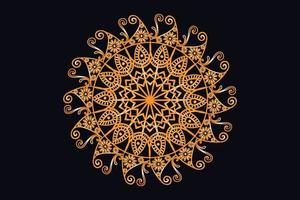 luxe d'or Royal mandala conception vecteur pour Contexte. d'or mandala conception. islamique Contexte conception