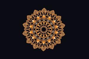 luxe d'or Royal mandala conception vecteur pour Contexte. d'or mandala conception. islamique Contexte conception