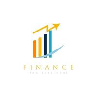 vecteur de conception de logo finance et comptabilité