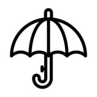 conception d'icône de parapluie vecteur