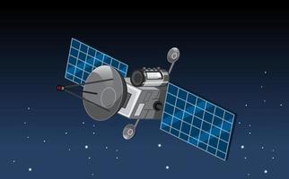 un satellite dans l'espace vecteur