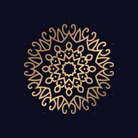 luxe mandala illustration art gratuit vecteur