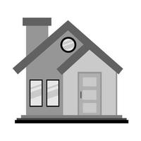 illustration de le forme de le façade de une maison. maison icône dans plat style isolé sur blanc Contexte. bâtiment symbole Stock vecteur illustration. adapté pour Accueil bouton, interface utilisateur, la toile bouton