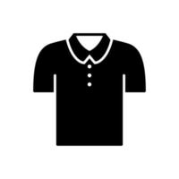 polo chemise icône pour vêtements avec à la mode regards en utilisant colliers vecteur