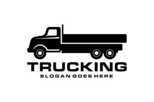 vecteur camions Icônes. un camion silhouette illustration vecteur