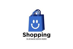 pente en ligne magasin logo conception vecteur