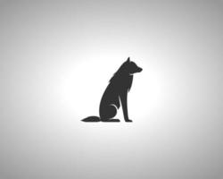Loup vecteur silhouette