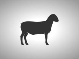 mouton vecteur silhouette