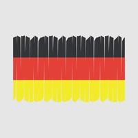 vecteur de brosse drapeau allemagne