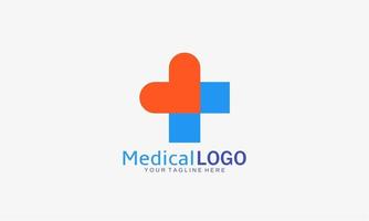 médical logo conception. plat vecteur logo conception modèle éléments.