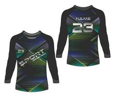 Jersey des sports abstrait texture T-shirt conception, pour courses football jeu motocross vélo. vecteur