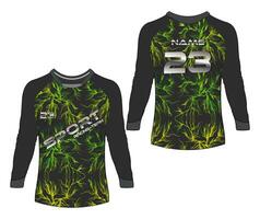 Jersey des sports abstrait texture T-shirt conception, pour courses football jeu motocross vélo. vecteur