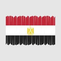 vecteur de brosse drapeau egypte