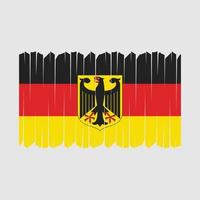 vecteur de brosse drapeau allemagne