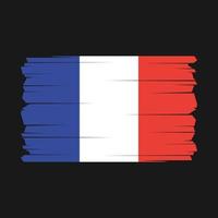 illustration vectorielle de france drapeau vecteur