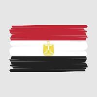 Egypte drapeau vecteur illustration
