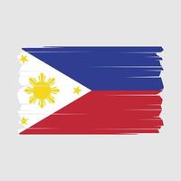 philippines drapeau vecteur illustration