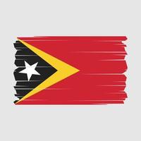 est timor drapeau vecteur illustration