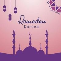 Ramadan kareem conception 2023 vecteur