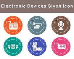 électronique dispositifs vecteur icône ensemble