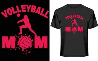 volley-ball T-shirt conception vecteur