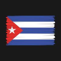 Cuba drapeau vecteur illustration