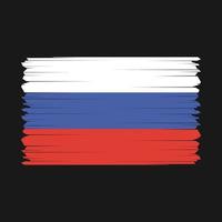 Russie drapeau vecteur illustration
