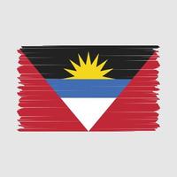 antigua drapeau vecteur illustration