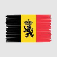 illustration vectorielle de drapeau belge vecteur