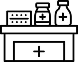 icône de vecteur de médicaments