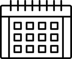 icône de vecteur de calendrier