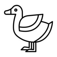 canard vecteur icône
