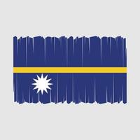 vecteur de drapeau nauru