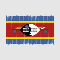 Swaziland drapeau vecteur