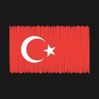 vecteur de drapeau de turquie