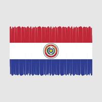 vecteur de drapeau paraguay