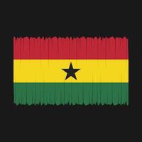 vecteur de drapeau du ghana