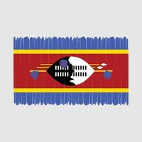 Swaziland drapeau vecteur