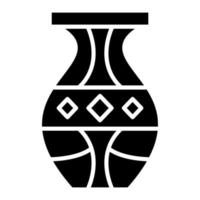 icône de vecteur de vase