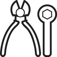 icône de ligne pour les outils vecteur