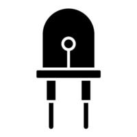 icône de vecteur de diode électroluminescente